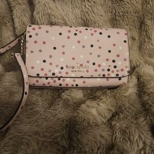 Kate Spade Pink Confetti Dot Crossbody Bag